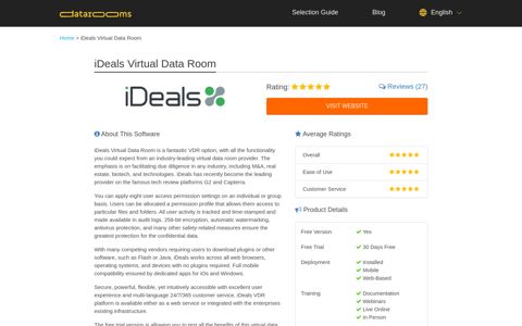 datarooms.org - iDeals Virtual Data Room