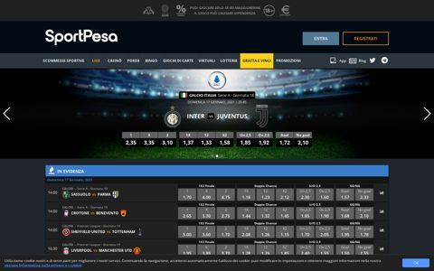SportPesa.it: la casa di Casinò Online, slot, Poker e ...