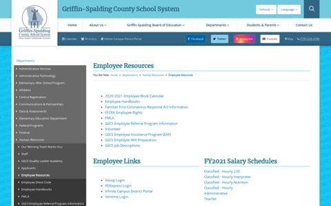 Griffin Spalding County School System Employee Resources