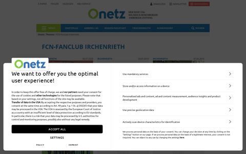 FCN-Fanclub Irchenrieth | Onetz