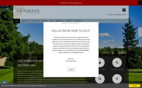 Tacoma Washington Apartments for Rent | The Fairways