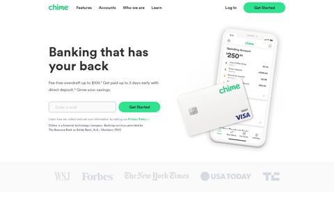 Chime - Banking with No Hidden Fees and Free Overdraft