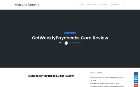 GetWeeklyPayChecks.Com Review- Are They SCAMS ...