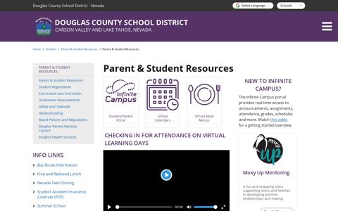 Parent & Student Resources - Douglas County School District