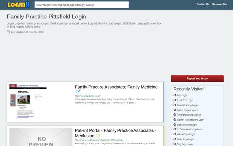 Family Practice Pittsfield Login - Loginii.com