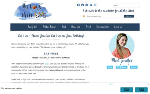 Eat Free- Places You Can Eat Free on Your Birthday!