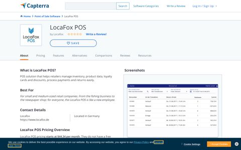 LocaFox POS Reviews and Pricing - 2020 - Capterra