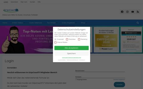 Login ⋆ Lern-Lust Online-Prüfungsvorbereitung ... - Gripscoach