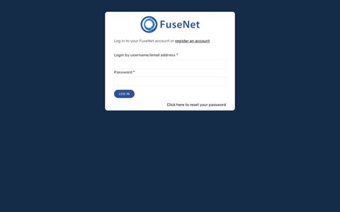Log in | FuseNet