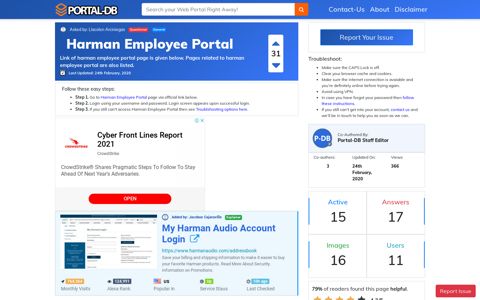Harman Employee Portal