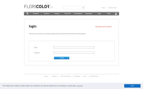 FLORIcolor - LOGIN - FLORICOLOR UK