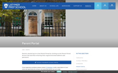 Parent Portal | Latymer Prep School
