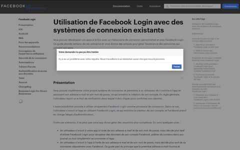 Using with Existing Login Systems - Facebook Login