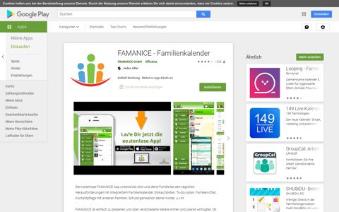 FAMANICE - Familienkalender – Apps bei Google Play
