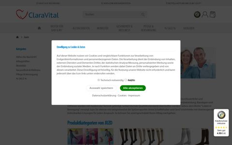 JUZO - medizinische Hilfsmittel online kaufen ClaraVital ...