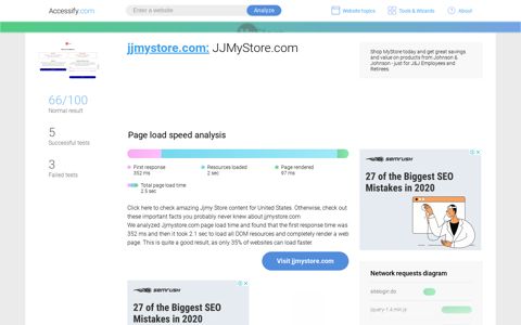 Access jjmystore.com. JJMyStore.com