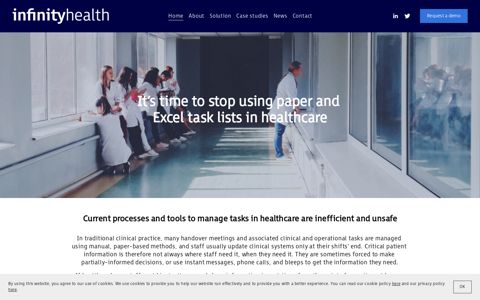 Infinity Health: Making healthcare workflows more efficient