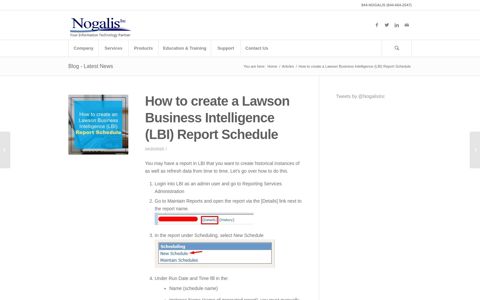 How to create an Lawson Business Intelligence (LBI) Report ...