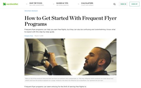 How to Get Started With Frequent Flyer Programs - NerdWallet