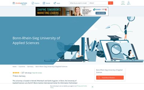 Hochschule Bonn-Rhein-Sieg | University Info | 7 Masters in ...