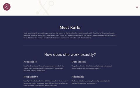 Meet Karla — Synchronous Health, Inc.