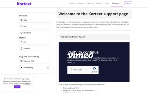 Support | Kortext