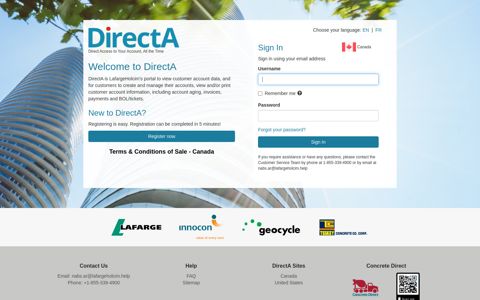 DirectA Logo Direct Access to Your Account, All the Time