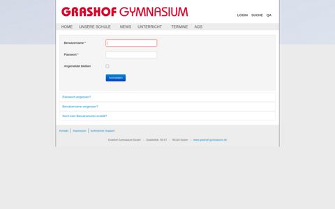 login - Grashof-Gymnasium