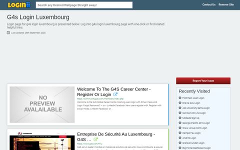 G4s Login Luxembourg - Loginii.com