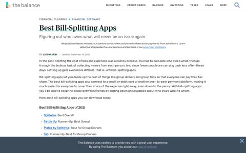 6 Best Bill-Splitting Apps of 2020 - The Balance