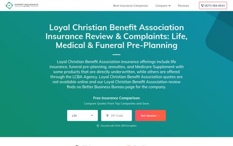 Loyal Christian Benefit Association Insurance Review ...