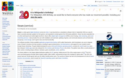 Steam (service) - Wikipedia