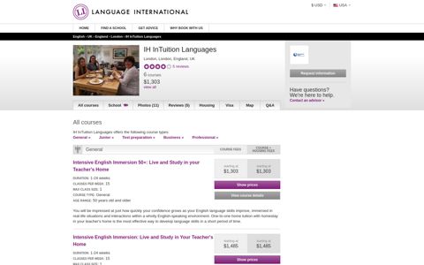 IH InTuition Languages (London, UK) - Reviews - Language ...