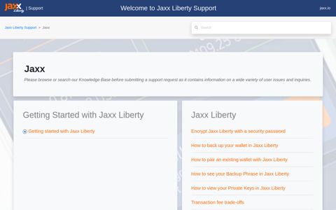 Jaxx – Jaxx Liberty Support