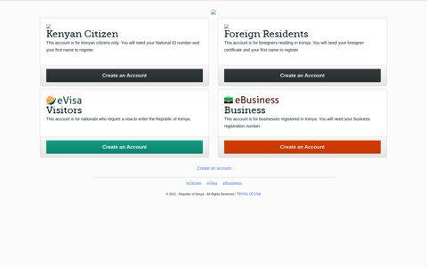 Register E-Citizen Account - eCitizen - Gateway to All ...