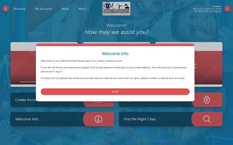 Dashboard | Customer Portal - iClassPro