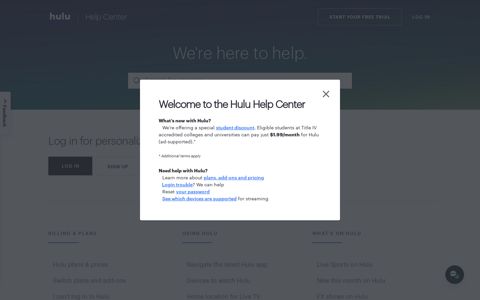 Hulu Help