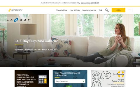 La-Z-Boy Furniture Galleries | Home Furnishings Financing ...