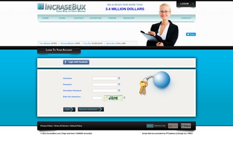 Login to your Account - IncraseBux