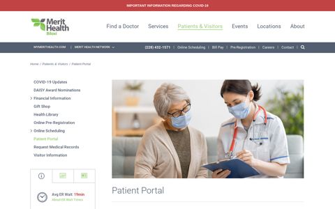 Patient Portal | Patients & Visitors - Merit Health Biloxi