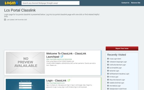 Lcs Portal Classlink - Loginii.com