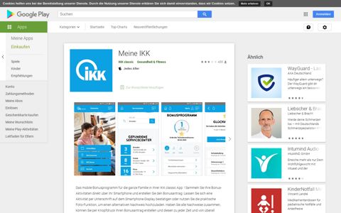 Meine IKK – Apps bei Google Play