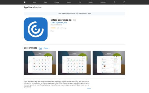 ‎Citrix Workspace on the App Store