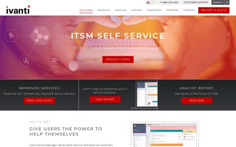 IT Service Management — ITSM Self-Service | Ivanti