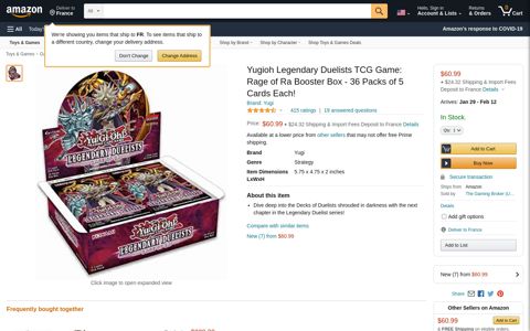 Yugioh Legendary Duelists TCG Game: Rage of ... - Amazon.com