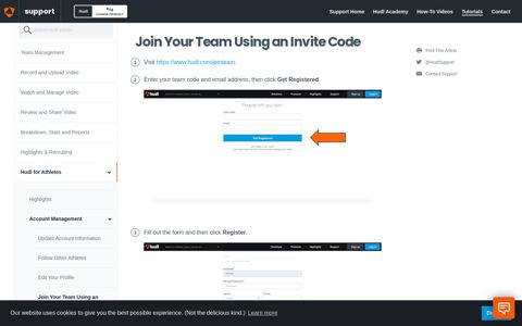 Join Your Team Using an Invite Code | Hudl Support