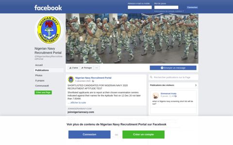 Nigerian Navy Recruitment Portal - Posts | Facebook