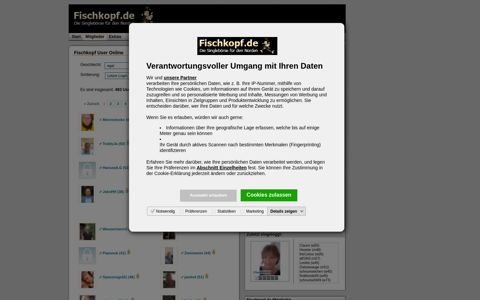 464 User online - Fischkopf