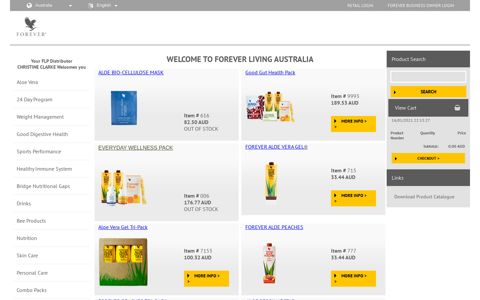 Forever Living Australia - Forever Living Products Retail Store