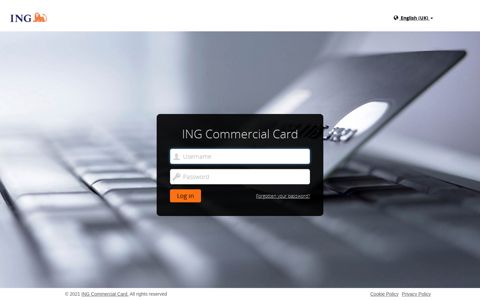 ING Commercial Card | Log in